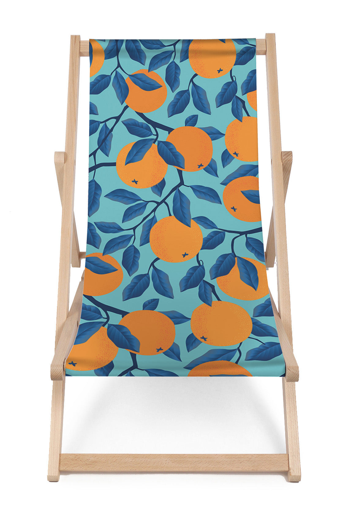 Leżak drewniany Tropical Oranges