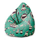 Puf Pearshape Vintage Cars
