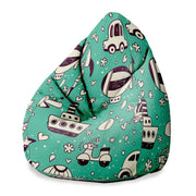Puf Pearshape Vintage Cars-M