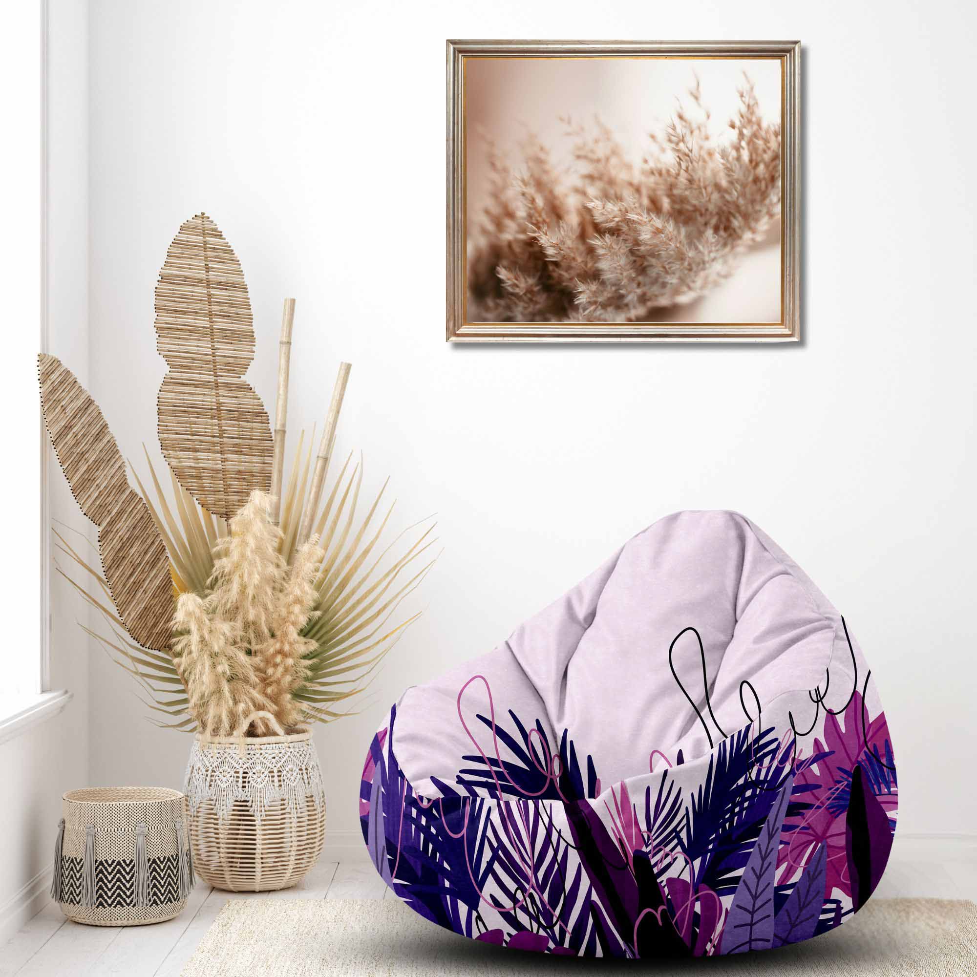 Puf Paradise Violet Tropics-Velvet