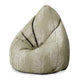 Puf Pearshape White Tree-Oxford