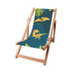 Wild Dinosaur-S Wooden Deck Chair