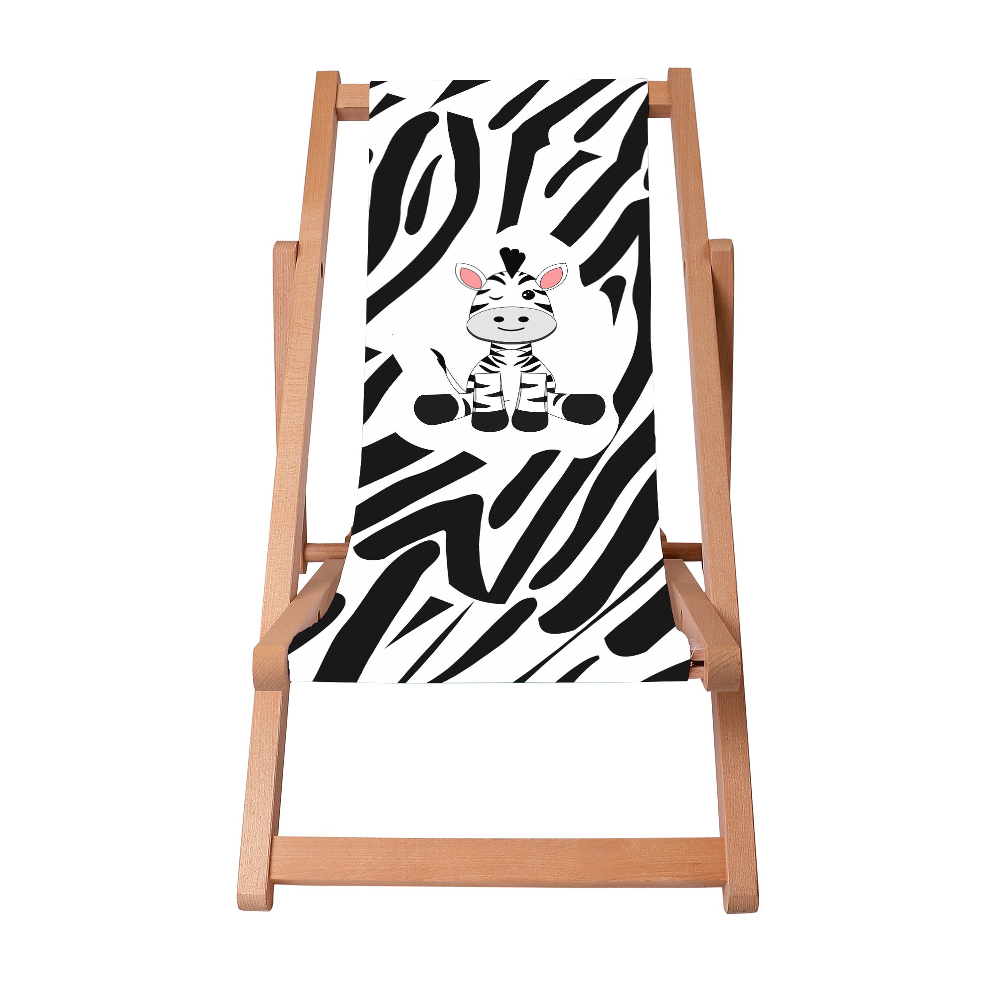Leżak drewniany Zig zebra-M