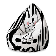 Pearshape Pouf Zig Zebra-S