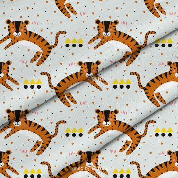 Tkanina Tiger Roar