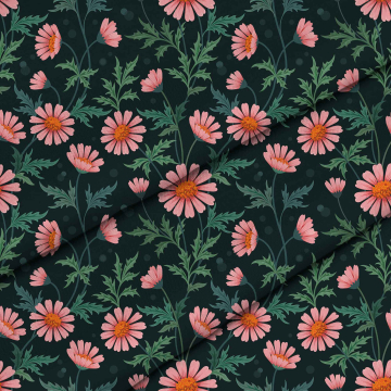 Tkanina Oxeye Daisy