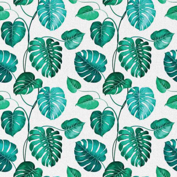 Tkanina Monstera leaves