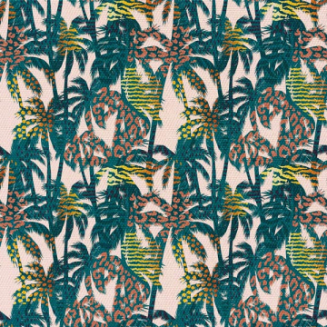 Tkanina Animal Palms