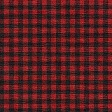 Tkanina Black and red check