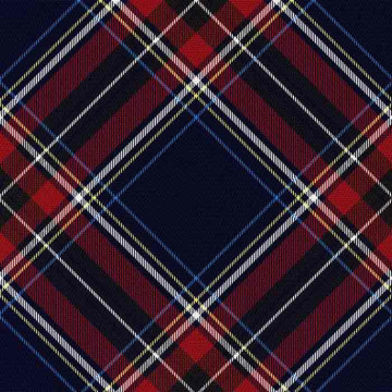 Tkanina Scottish Grid-Skos