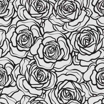 Tkanina Large Roses