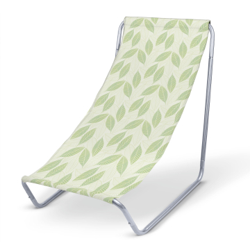 Leżak metalowy Light Green Leaves