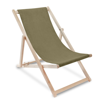 Leżak drewniany Lincoln Dark Olive