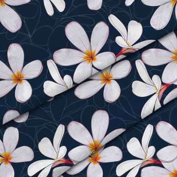 Tkanina Hand Drawn Floral
