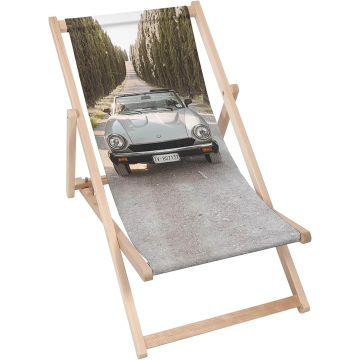 Leżak drewniany Retro Roadster