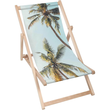 Leżak drewniany Palm Tree