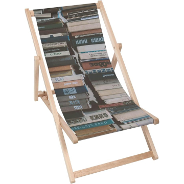 Leżak drewniany Old Books