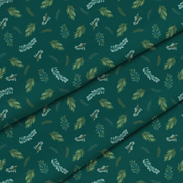 Tkanina Christmas Tree Twig Green