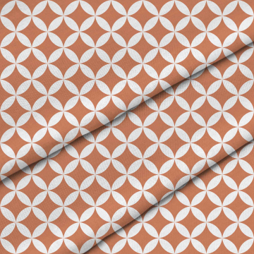 Tkanina Brown Geometric Rhombus