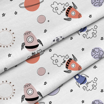 Tkanina Cartoon Galaxy