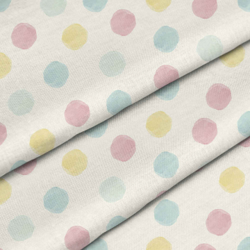 Tkanina Pastel Spots