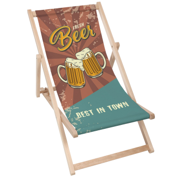 Leżak drewniany Beer