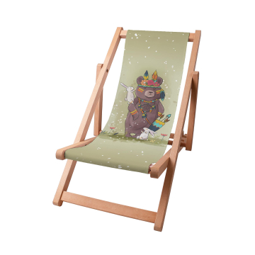 Leżak drewniany Little Bear Boho