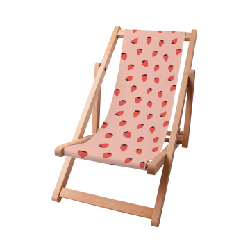 Leżak drewniany Strawberry