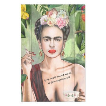 Obraz na drewnie Frida