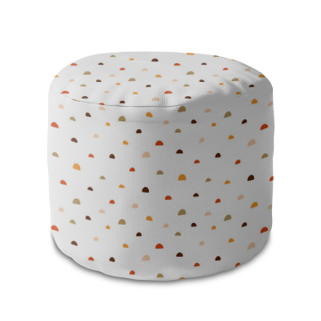 Puf okrągły podnóżek Doodle Shapes