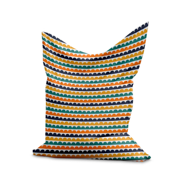Puf Pillow Abstract Half Dots