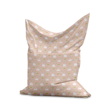 Puf Pillow Elegant Swan