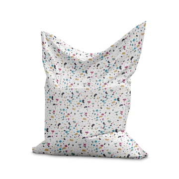 Puf Pillow Colorful Terrazzo