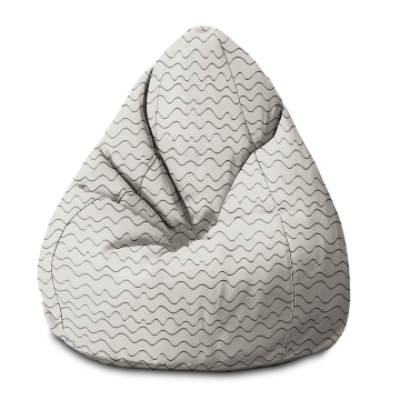  Puf Pearshape Wavy