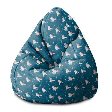 Puf Pearshape Magical Pink Unicorn