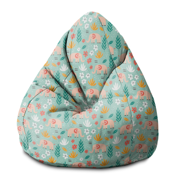 Puf Pearshape Elephant Morning