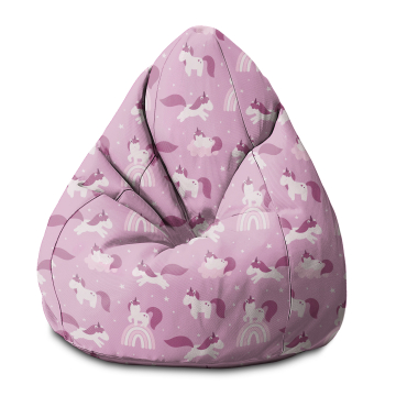 Puf Pearshape Unicorns and Clouds
