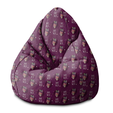 Puf Pearshape Baby Wild