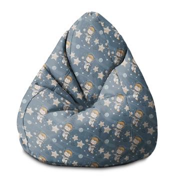 Puf Pearshape Boy in Space