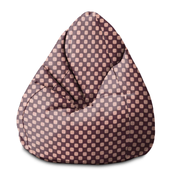 Puf Pearshape Geometric Squares