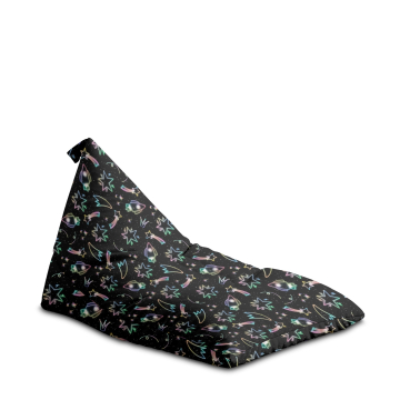 Puf Triangle Neon Galaxy