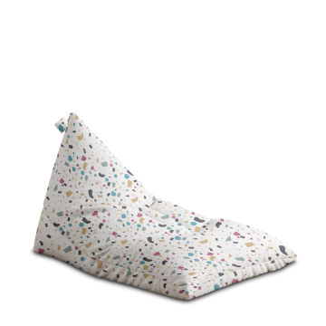 Puf Triangle Colorful Terrazzo