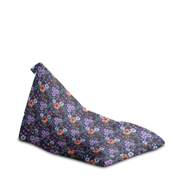 Puf Triangle Botanical Pattern
