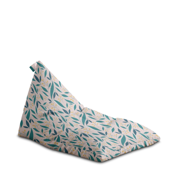 Puf Triangle Yellow Forest Flowers