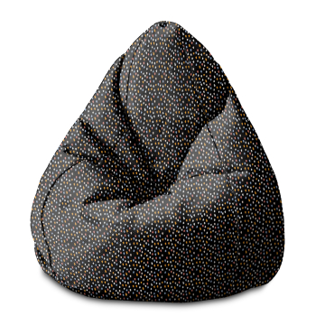 Puf Pearshape Abstract Design