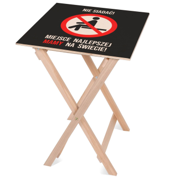 Stolik drewniany Miejsce Mamy