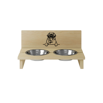 Stojak na miskę dla psa Leonbergers