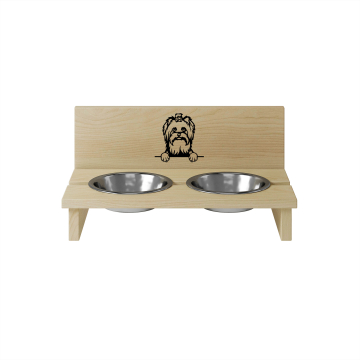 Stojak na miskę dla psa Shih Tzu