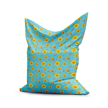 Puf Pillow Blue Paradise