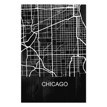 Obraz na drewnie Chicago